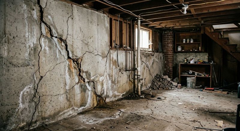 Basement Crack Repair in Colchester, CT