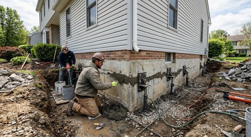 Basement Foundation Repair in Hebron, CT