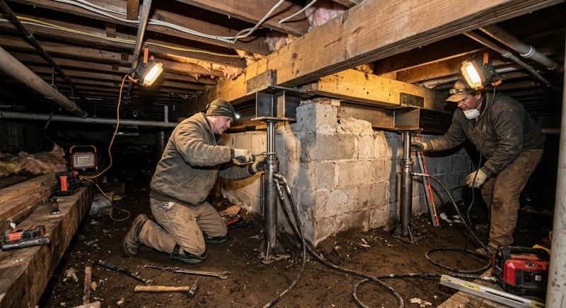 Basement Foundation Repair in Middletown, CT