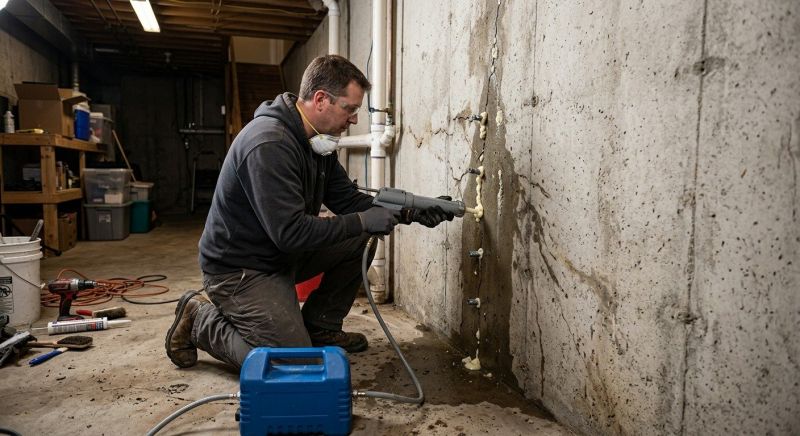 Basement Foundation Repair in Mystic, CT