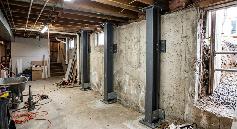 Basement Stabilization in Colchester, CT