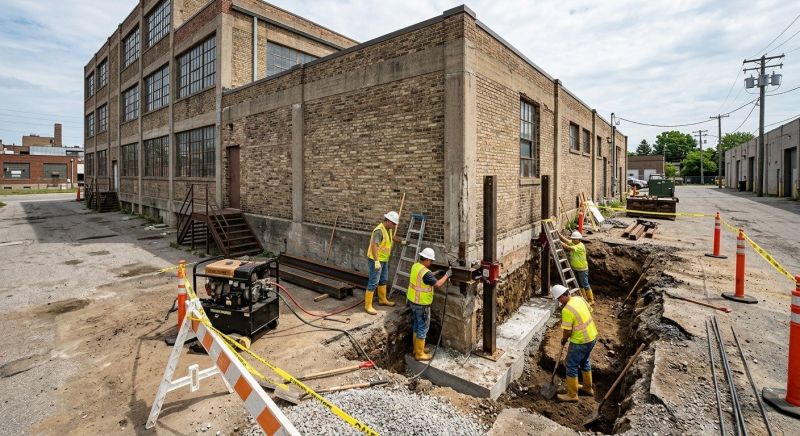 Building Foundation Repair in Clinton, CT