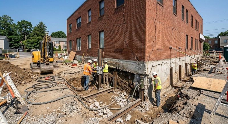 Building Foundation Repair in Essex, CT