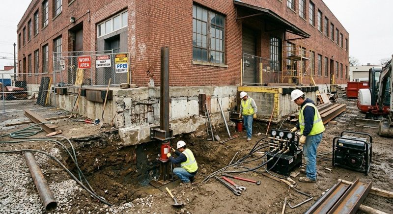 Building Foundation Repair in Gales Ferry, CT