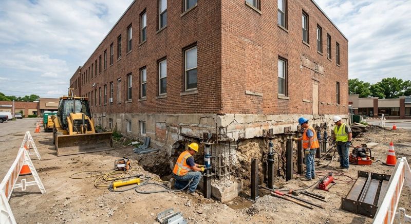 Commercial Foundation Repair in Colchester, CT