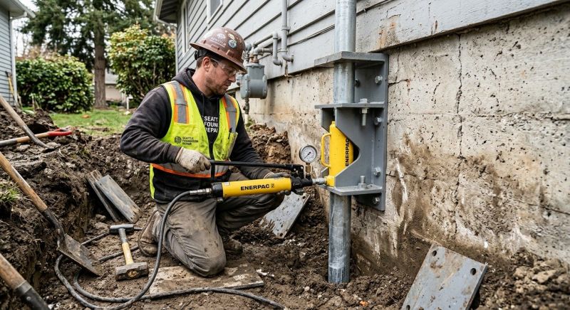 Concrete Foundation Leveling in Wethersfield, CT