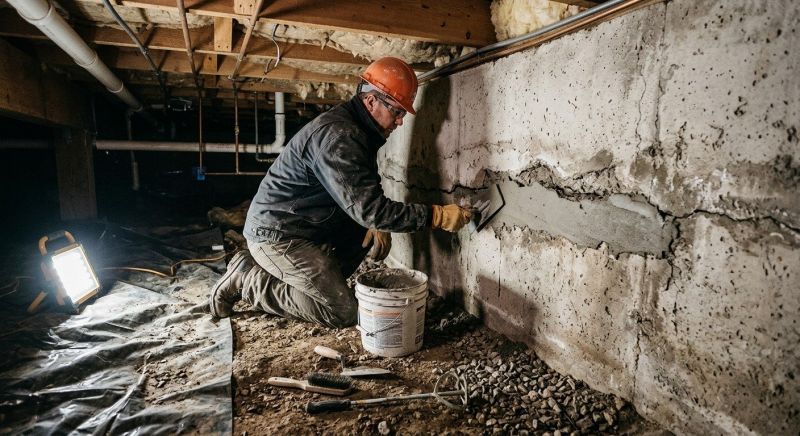 Concrete Foundation Repair in Middletown, CT