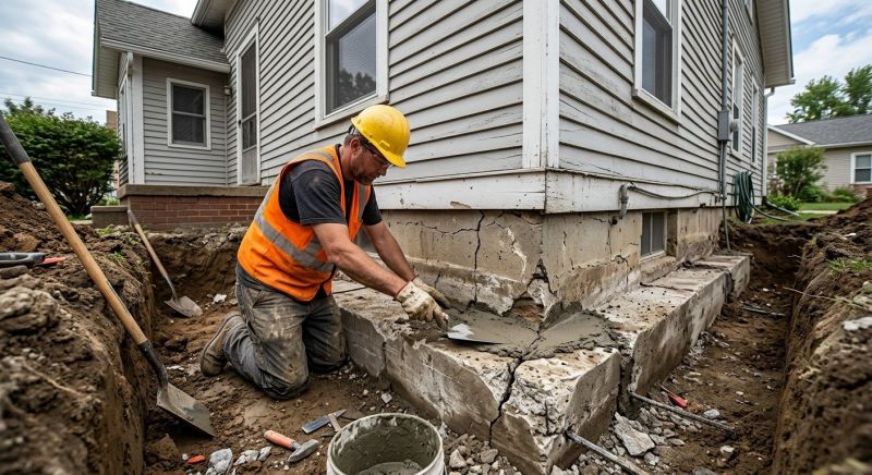 Concrete Foundation Repair in Niantic, CT
