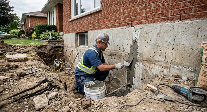 Concrete Foundation Repair in Plainfield, CT