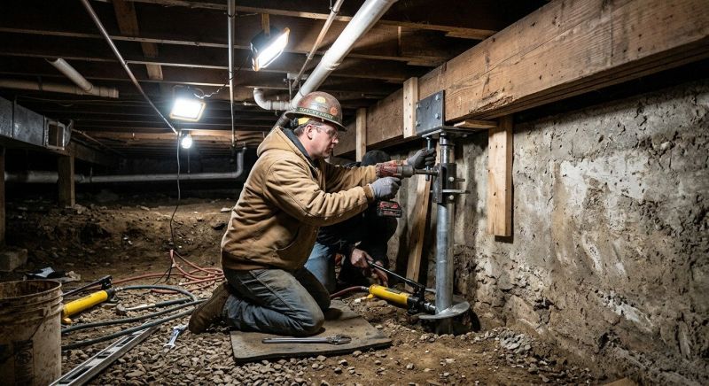 Crawlspace Foundation Repair in Jewett City, CT