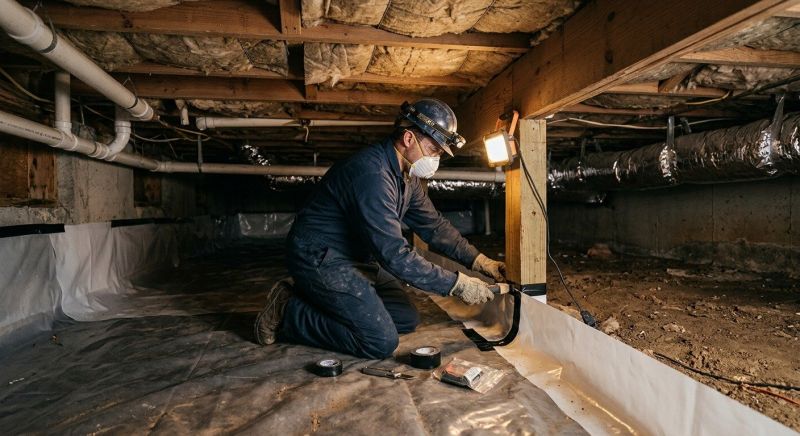 Crawlspace Repair in Colchester, CT