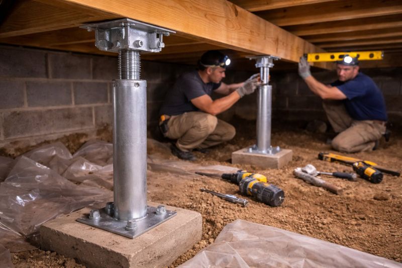 Crawlspace Structural Repair in Colchester, CT