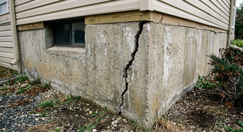 Foundation Crack Repair in East Berlin, CT
