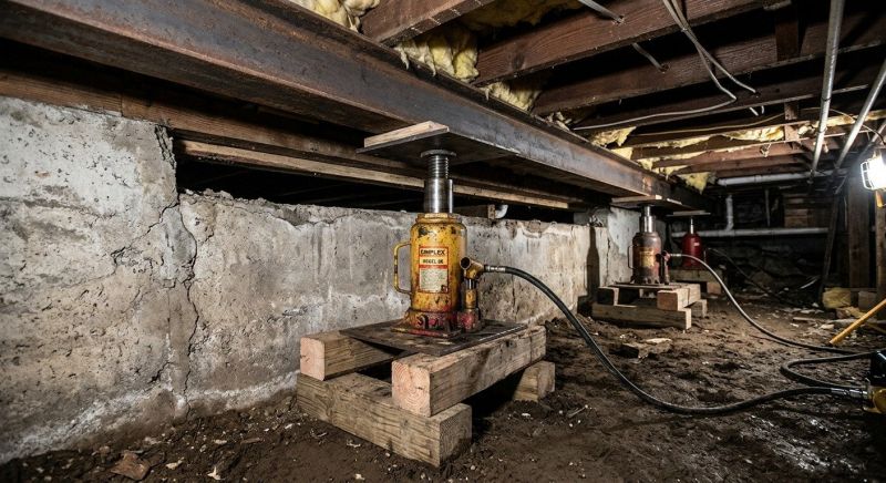 Foundation Jacking in East Berlin, CT