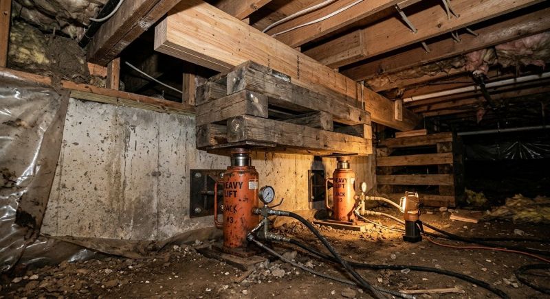Foundation Jacking in East Berlin, CT