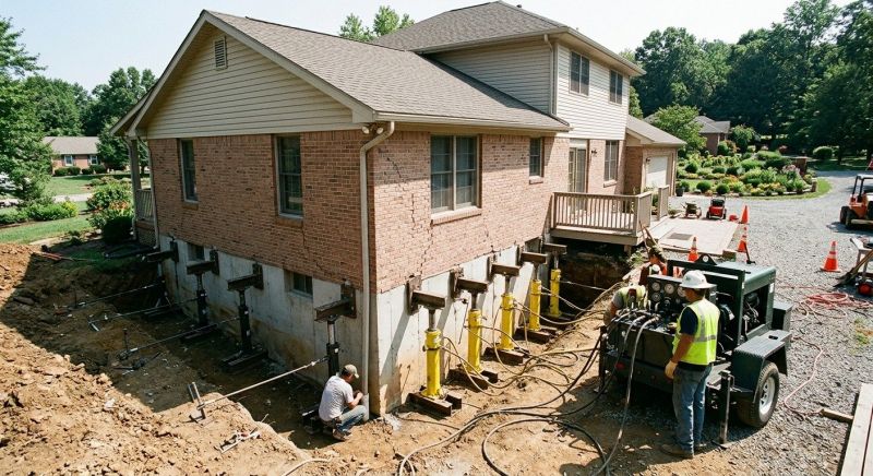 Foundation Jacking in Guilford, CT