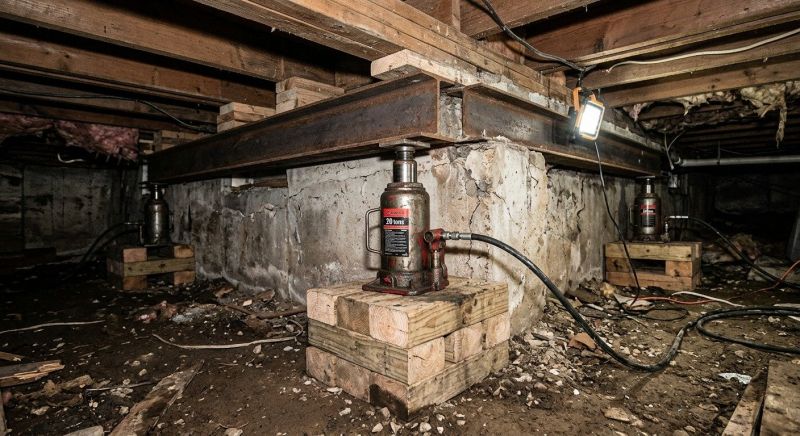 Foundation Jacking in Salem, CT