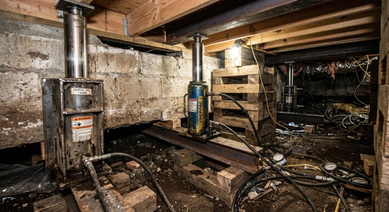 Foundation Jacking in Willimantic, CT