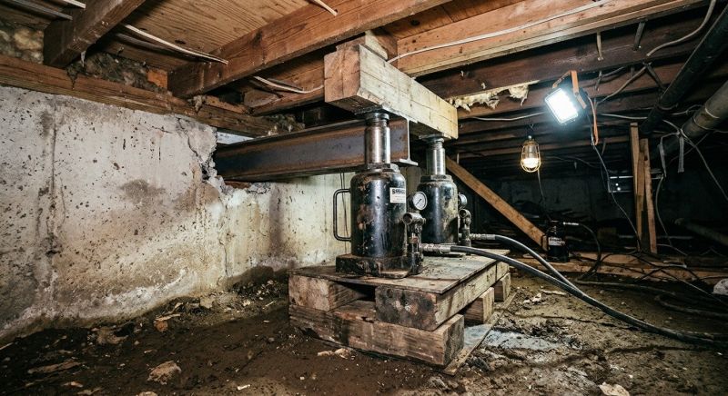 Foundation Jacking in Willimantic, CT