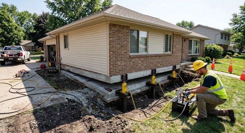 Foundation Lifting in Killingworth, CT
