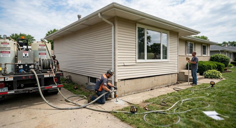 Foundation Lifting in Norwich, CT
