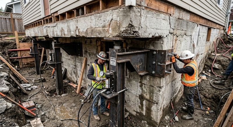Foundation Lifting in Waterford, CT