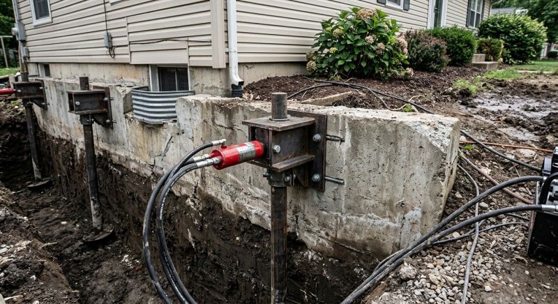 Foundation Pier Leveling in Colchester, CT