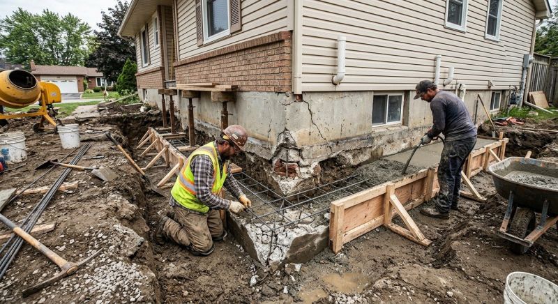 Foundation Repair in Ledyard, CT