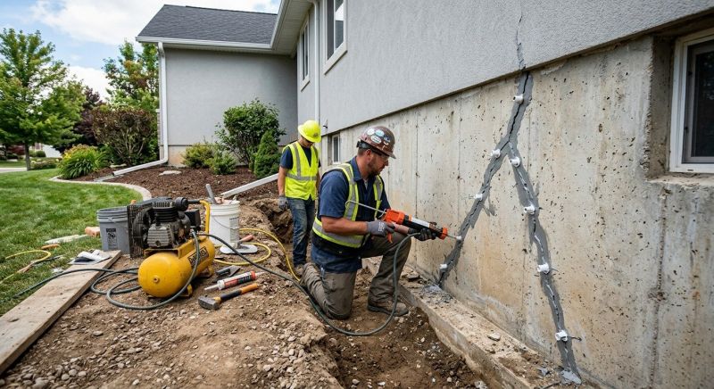 Foundation Repair in South Glastonbury, CT