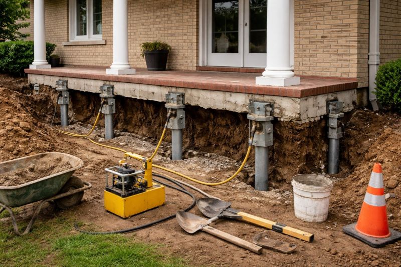 Foundation Stabilizing in East Lyme, CT