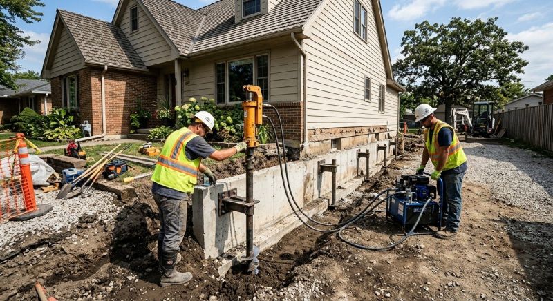 Foundation Stabilizing in Essex, CT