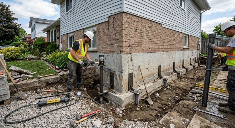 Foundation Stabilizing in Essex, CT