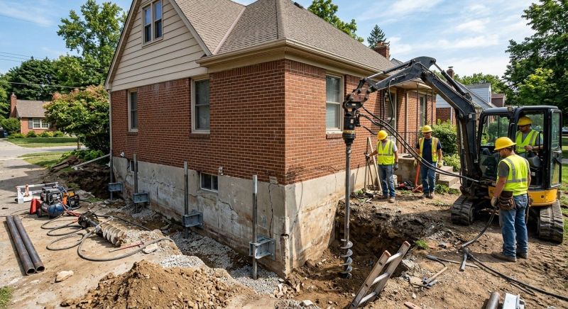 Foundation Stabilizing in Hebron, CT