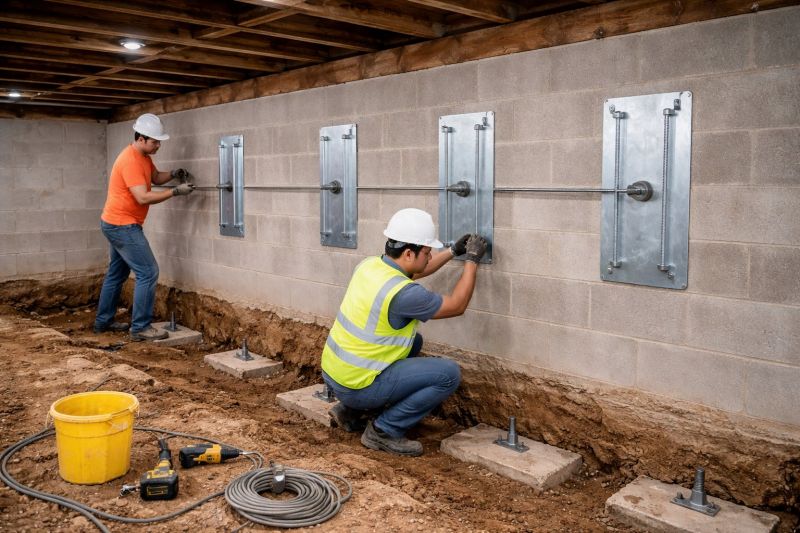 Foundation Stabilizing in New London, CT