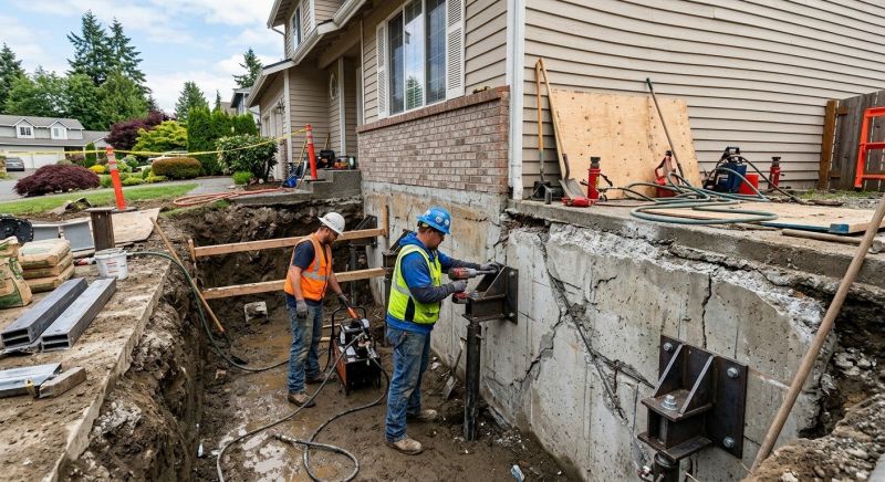 Home Foundation Repair in East Hampton, CT