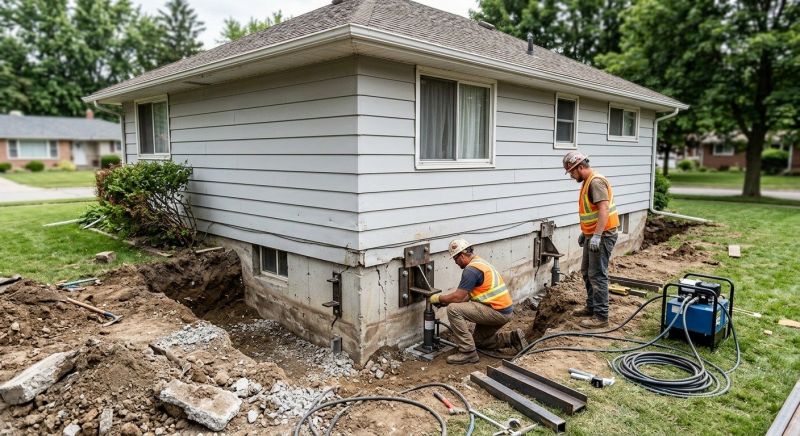 House Foundation Repair in Guilford, CT