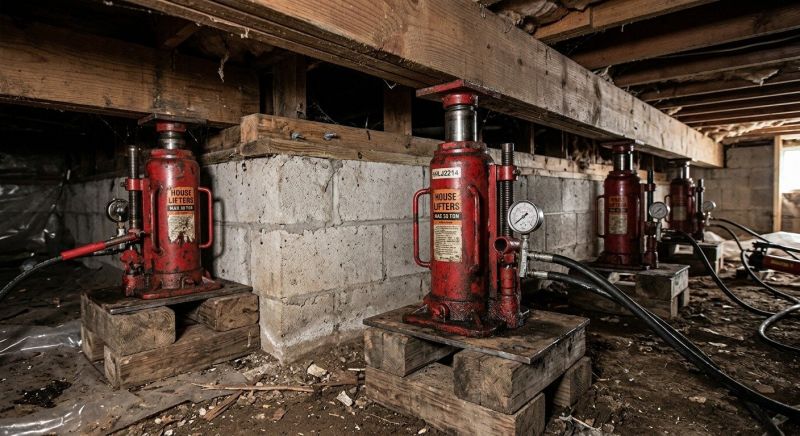 House Settling Repair in Colchester, CT