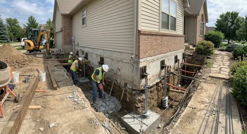 House Underpinning in Colchester, CT