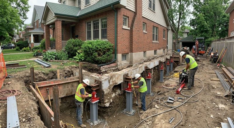 House Underpinning in Colchester, CT