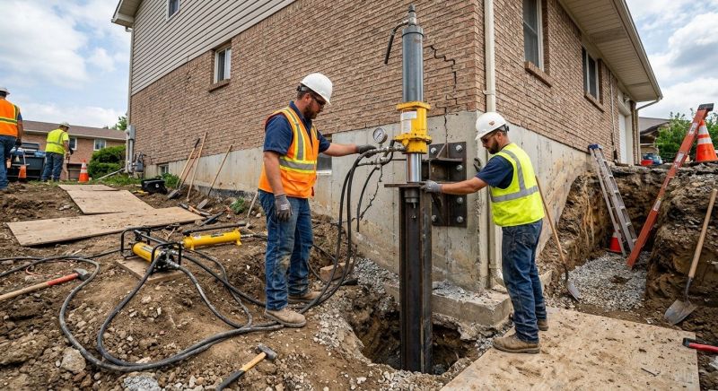 Settling Foundation Service in Clinton, CT