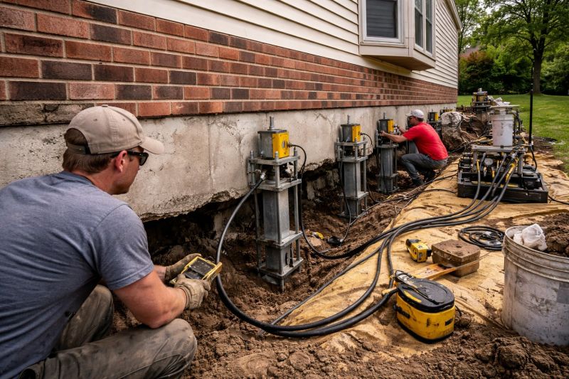 Settling Foundation Service in Jewett City, CT