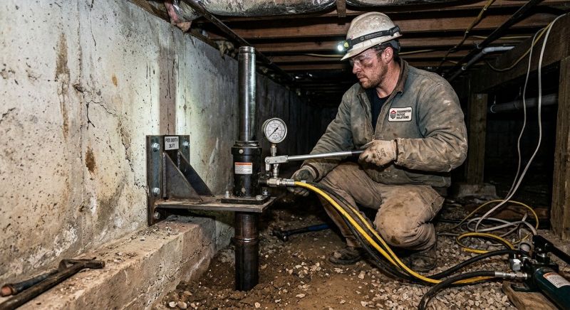 Settling Foundation Service in Middletown, CT
