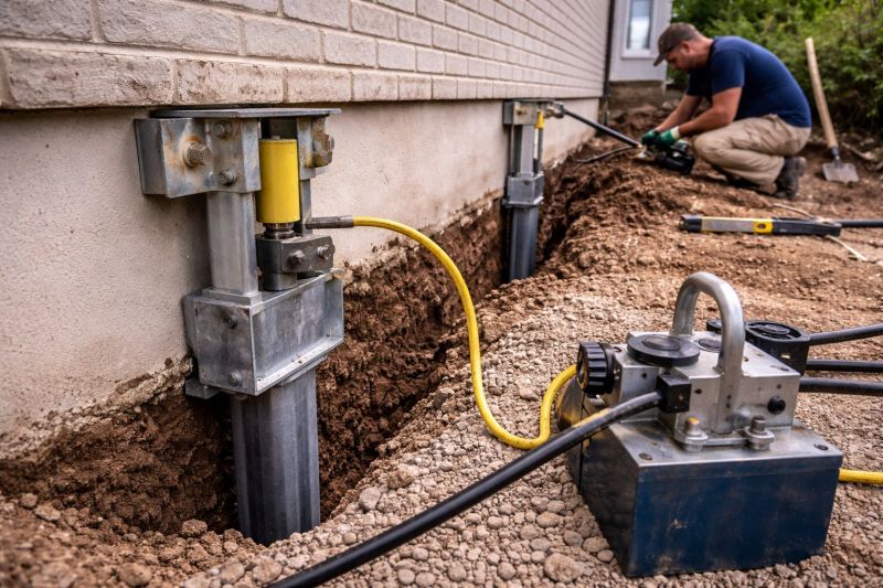 Sinking Foundation Repair in Willimantic, CT