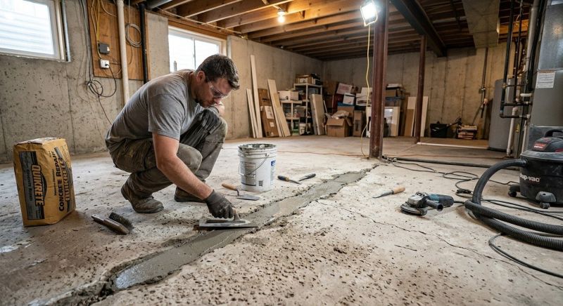 Slab Foundation Repair in Colchester, CT