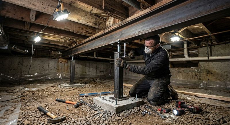 Slab Foundation Repair in Colchester, CT