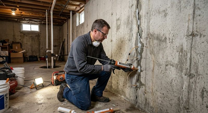 Structural Crack Repair in Colchester, CT