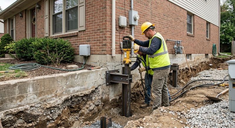 Structural Foundation Repair in South Glastonbury, CT
