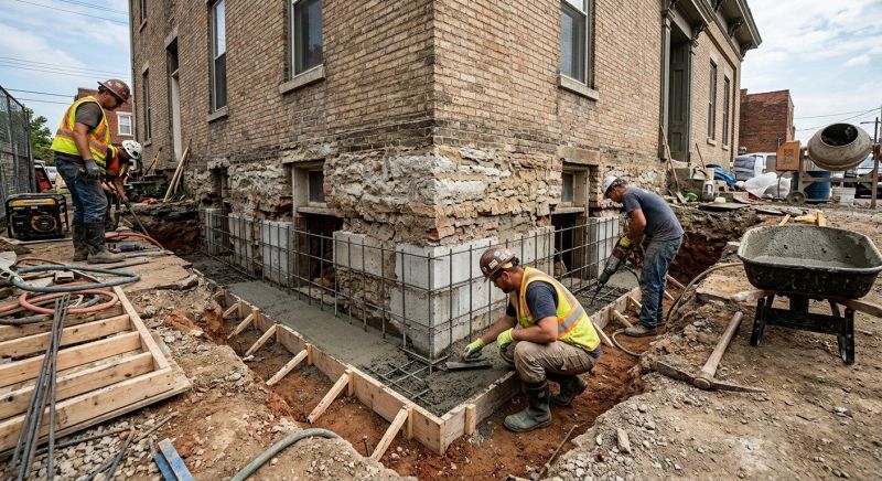 Structural Underpinning in Colchester, CT
