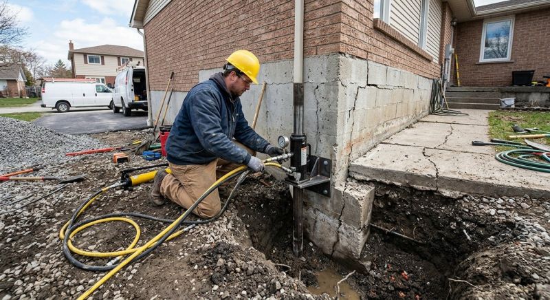 Foundation Settlement Repair