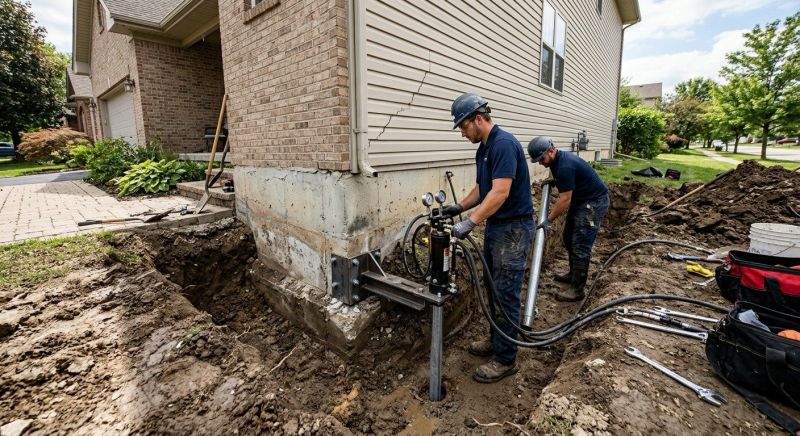 Settling Foundation Service in Meriden, CT